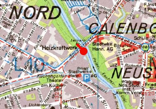 Karte Spinnereistraße